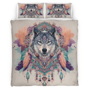 Housse de Couette Loup Attrape-Rêves Style Boho